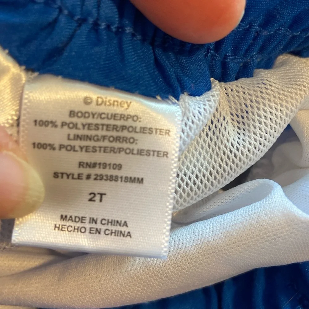 Disney Mickey Mouse  Size 2T Boys Swim Trunks